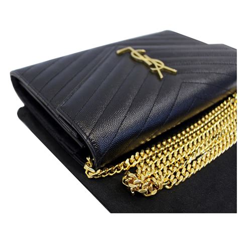 ysl black matelasse|ysl matelasse wallet.